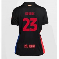 Camisa de time de futebol Barcelona Jules Kounde #23 Replicas 2º Equipamento Feminina 2024-25 Manga Curta